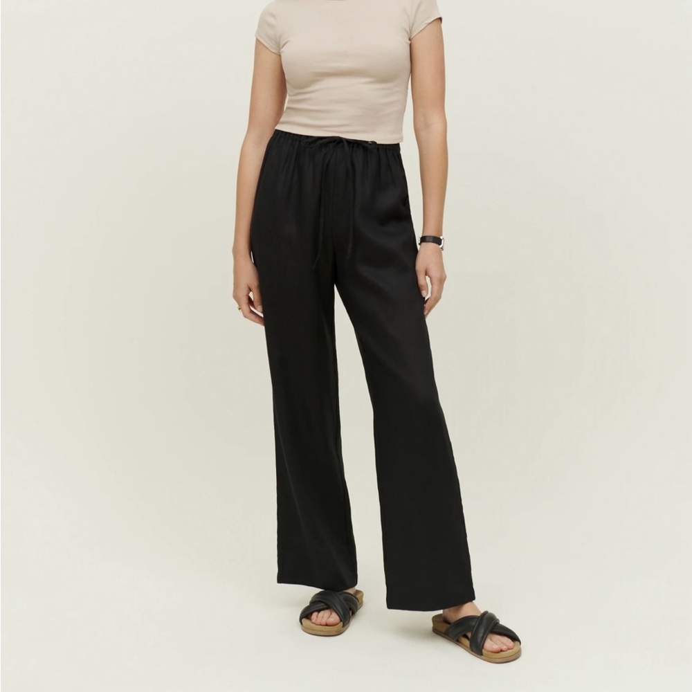 Reformation Oline Linen Pants - Petite